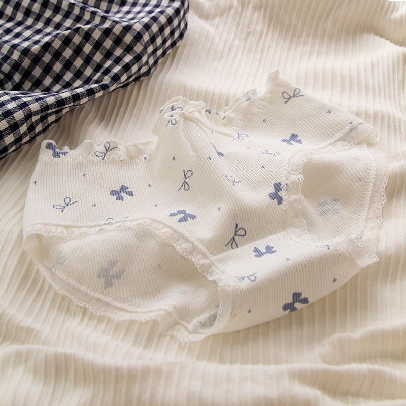 Women Panties in various cute designs and colors, featuring soft cotton fabric and playful prints, ideal for comfort.