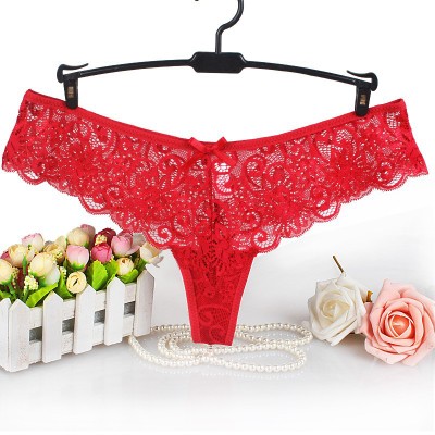  Lace panties Saya women sexy briefs in black, white, and red, showcasing elegant lace details and comfortable fit.