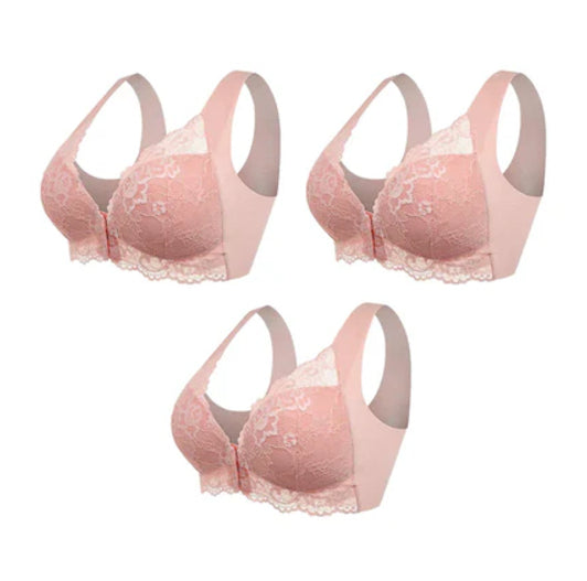 Plus Size Push Up Bras Breathable Women's Lace