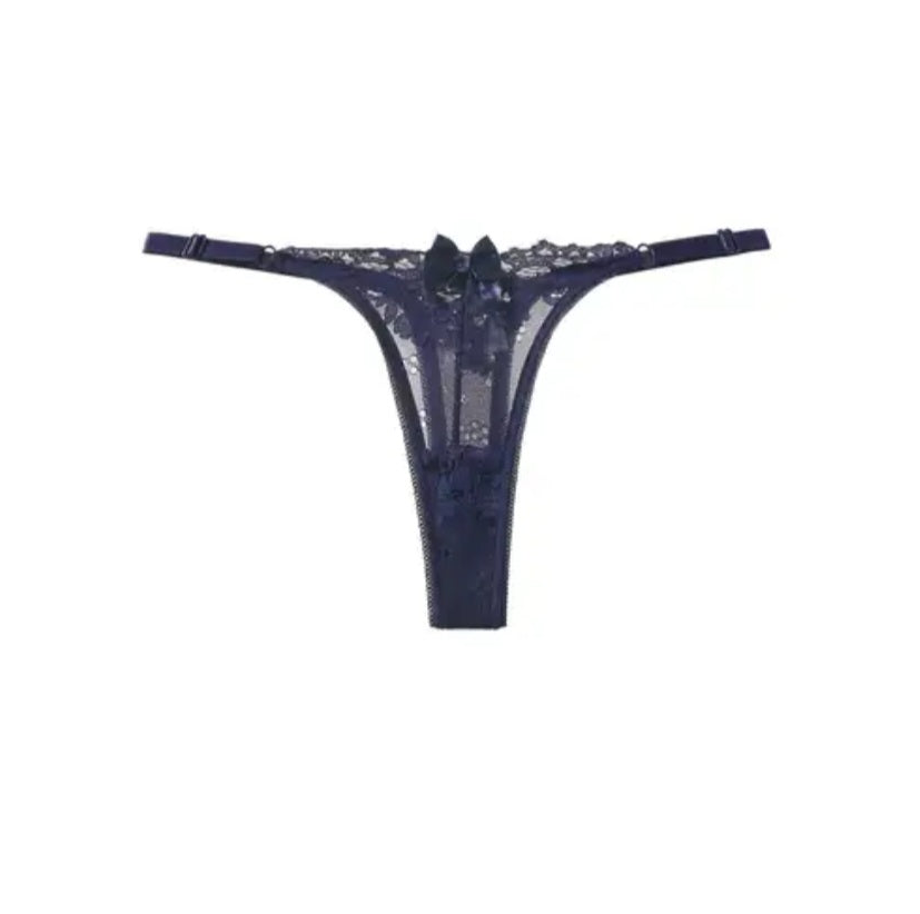 Low-rise lace g-string