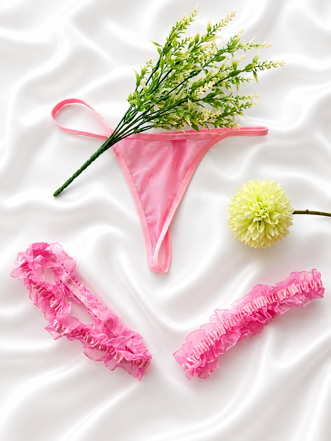 Vlu~bélle pink lace Bow Teddy