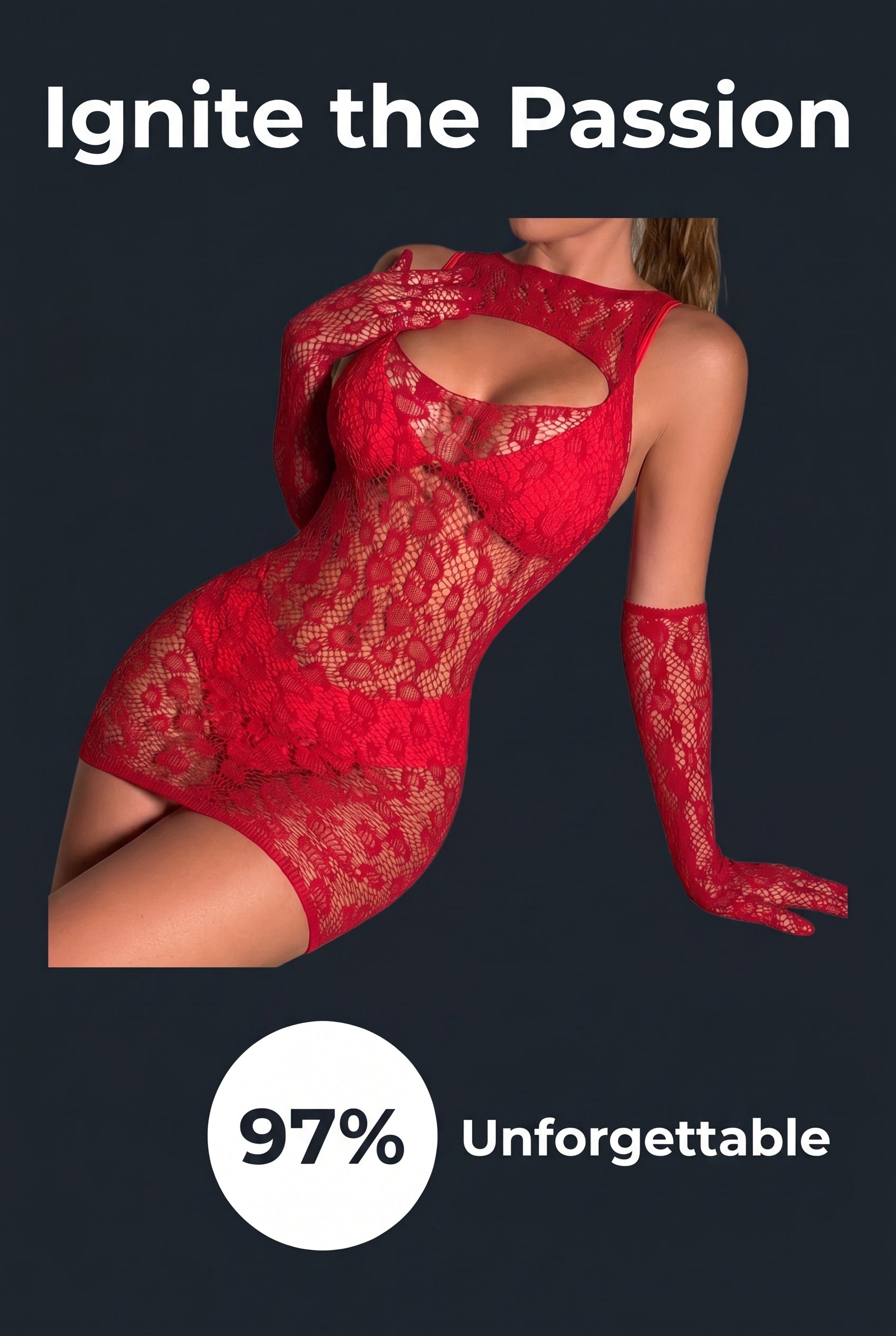Soft Stretch Lace Bodystocking